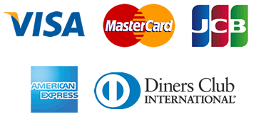 使用可能なクレジットカードの各種ブランド